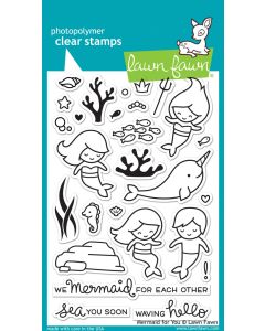 Lawn Fawn - Mermaid For You Clear Stamp